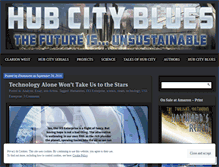 Tablet Screenshot of hubcityblues.com